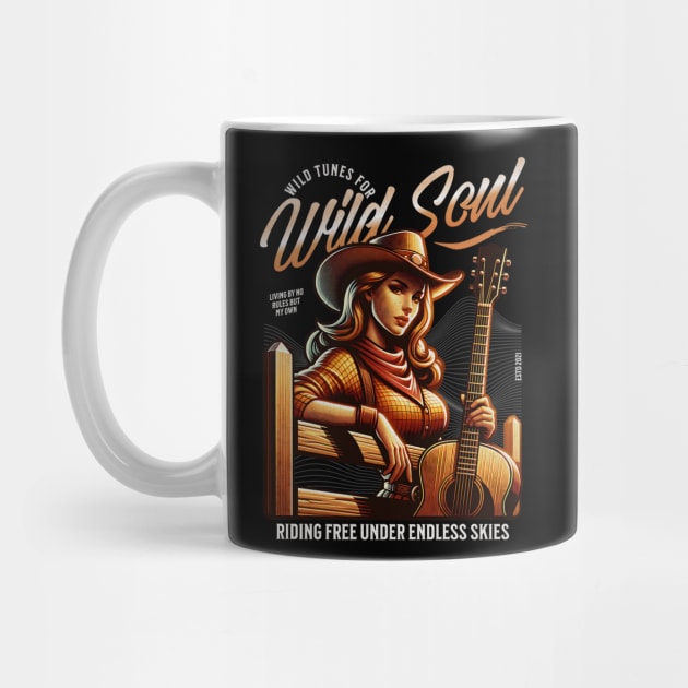 Wild Tunes for a Wild Soul - Music Lover Shirt by Urbanprint